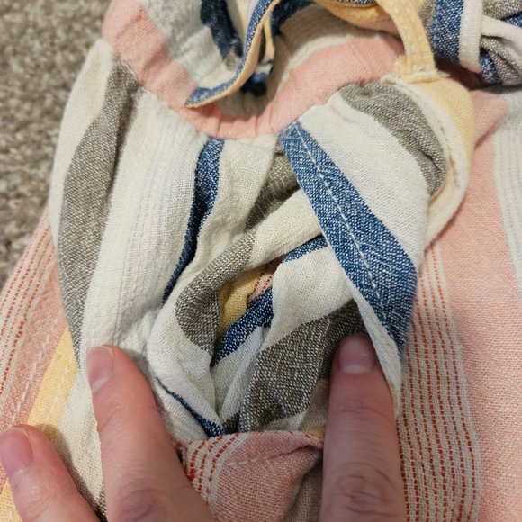 Jolt Striped Linen Pants - Picture 4 of 5